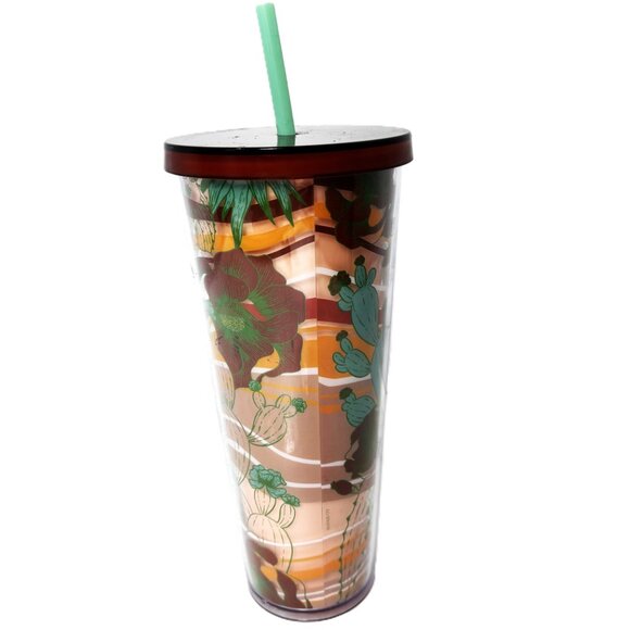 Starbucks Terracotta Tumbler Desert Cactus Cold Summer Venti 24oz - Picture 3 of 9